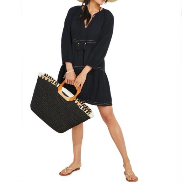 Vineyard Gauzy Linen Cover-Up Dress Size XS - Picture 1 of 15